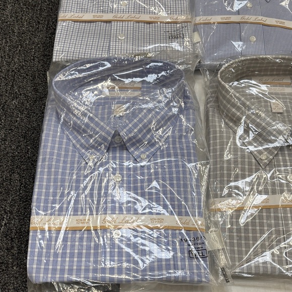 6 Gold Label Men’s Dress Shirts - Picture 2 of 10